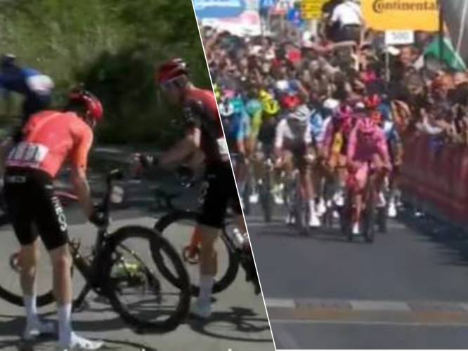 Thomas komt ten val en Pogacar vereffent rekening met Narvaez: dé momenten van de negende etappe in de Giro