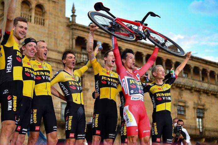 Primoz Roglic werd vorig seizoen voor de derde keer op rij gehuldigd als eindwinnaar van de Vuelta.