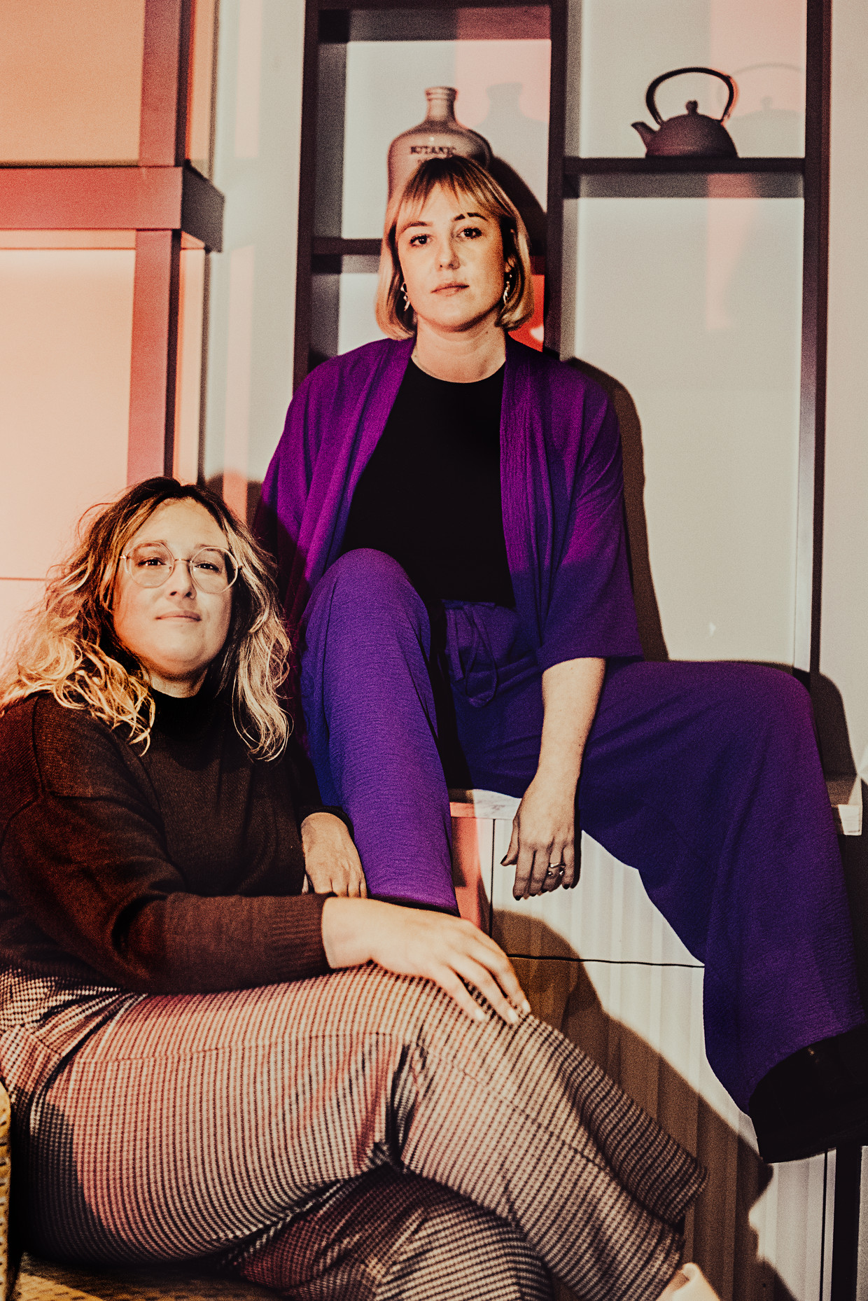  Silke Vandenbroeck en Laura Scheerlinck Beeld Carmen De Vos
