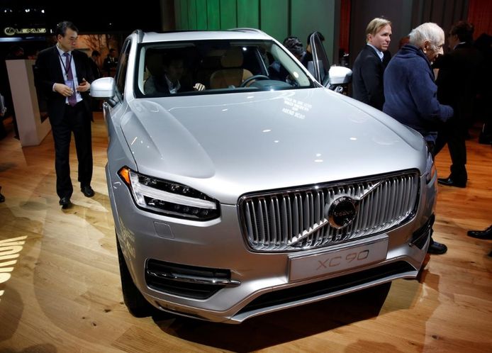 Onder meer de Volvo XC90 SUV zal met de sensoren worden uitgerust.