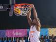 Nederlandse 3x3-basketballers blijven op koers voor Olympische Spelen