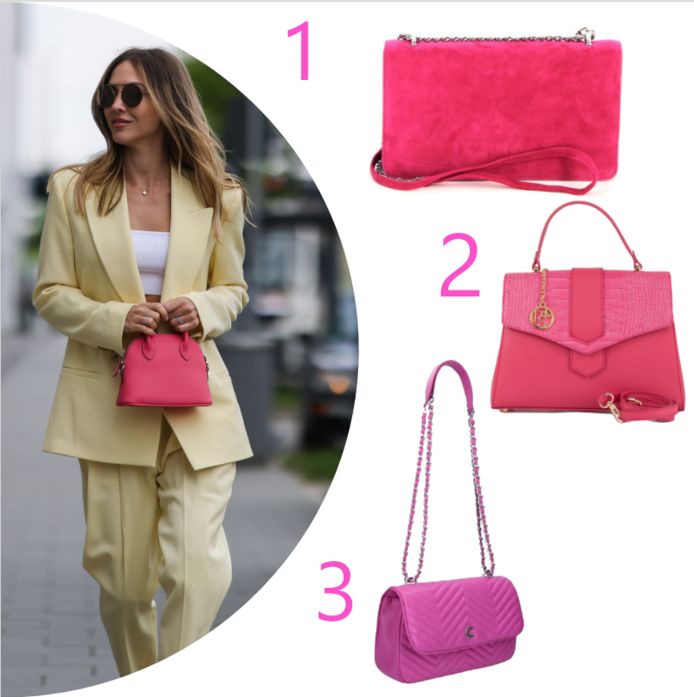 Plaats Bediening mogelijk slecht Geef je outfit een kleurboost met een roze handtas | Nina | hln.be