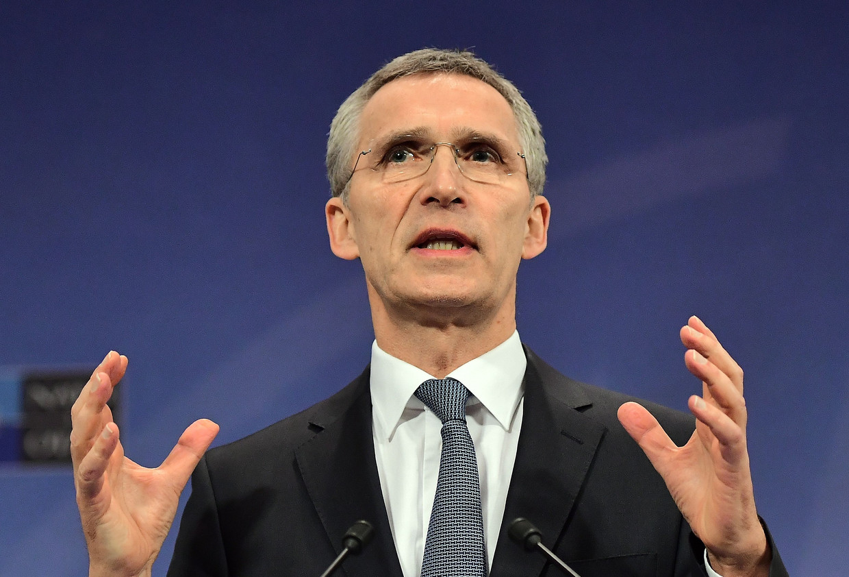 Jens Stoltenberg Beeld AFP