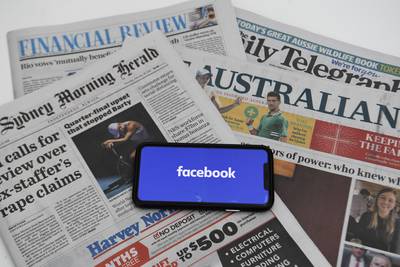 Facebook sluit akkoorden met Australische mediagroepen over nieuwsverspreiding