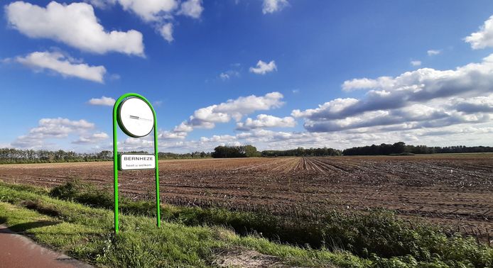 Zicht op het land waarop bedrijventerrein Heesch West komt.