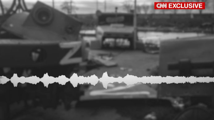 De Amerikaanse nieuwszender CNN geeft een telefoongesprek tussen een Russische soldaat en zijn vriendin vrij.