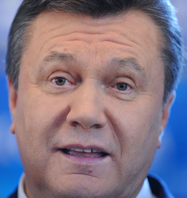 President Janoekovitsj. Beeld afp