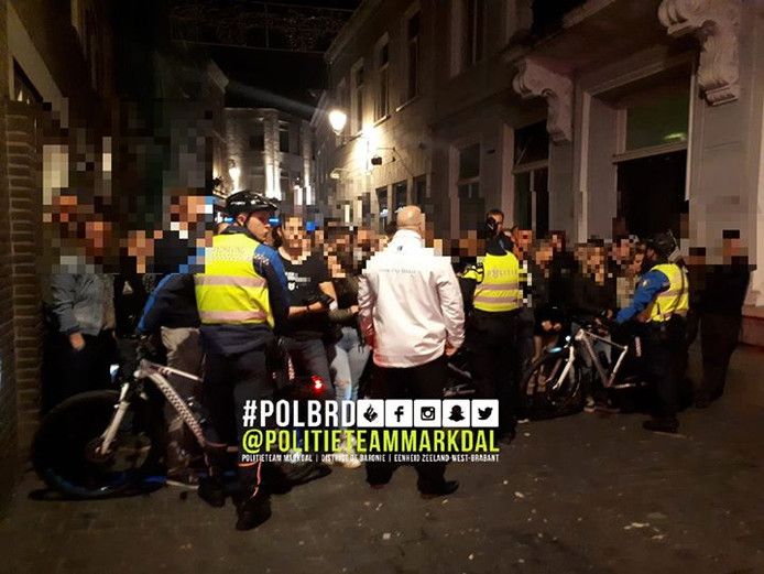 Preventief fouilleren begin november in de Visserstraat in Breda.