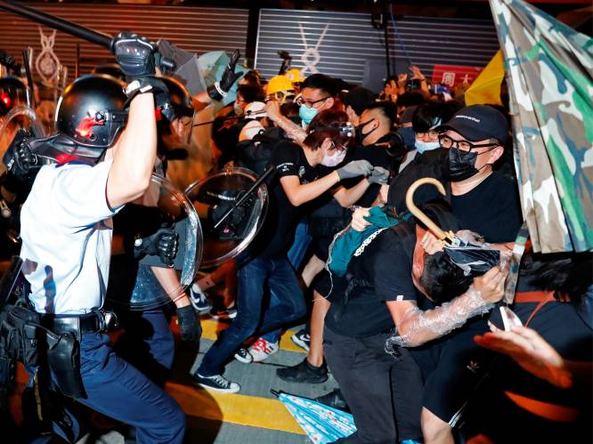 Vijf mensen opgepakt na nieuwe schermutselingen in Hongkong