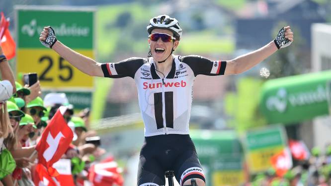 Porte deelt tik uit, Kragh Andersen wint etappe voor Sunweb