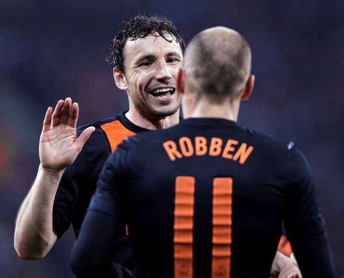 Mark van Bommel en Arjen Robben
