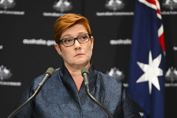 De Australische minister van Buitenlandse Zaken Marise Payne.