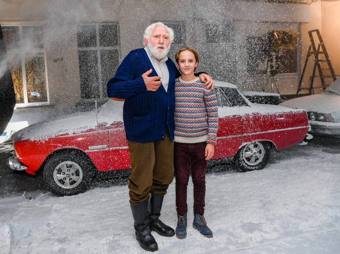 Met Jan Decleir op de set van de eerste Vlaamse kerstfilm: “In de sneeuw bij dertig graden”