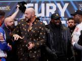 Opstootje bij faceoff tussen Fury en Whyte