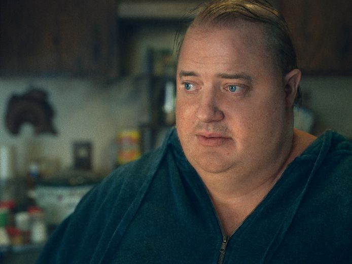 Brendan Fraser in The Whale.