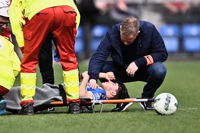 “Het is bang afwachten voor de scans van morgen”: Luca Oyen andermaal geveld door zware knieblessure