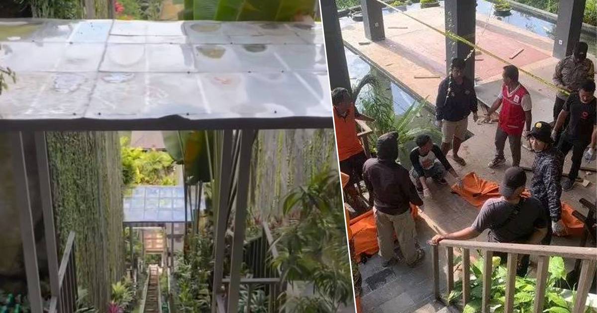 look.  The famous Instagram elevator collapses in a Bali resort: five workers die  outside