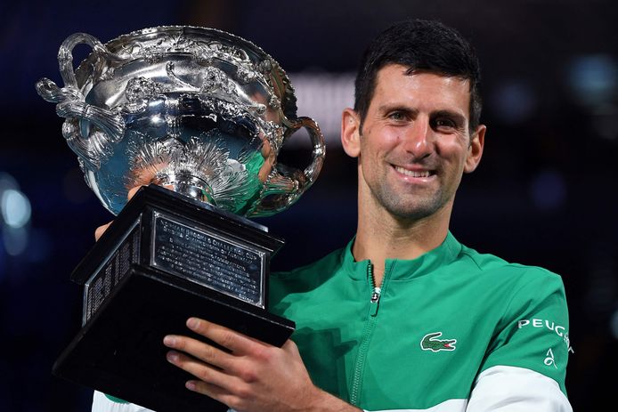 Djokovic is de laatste winnaar van de Australian Open.