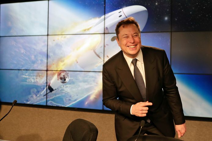 Elon Musk, CEO van ruimtevaartbedrijf SpaceX