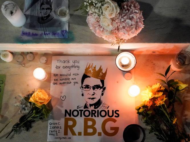 Overleden opperrechter Ruth Bader Ginsburg -of 'The Notorious RBG’- alom geëerd als voorvechter van vrouwenrechten