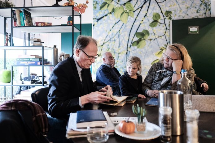 Arie Molendijk tijdens een taxatiedag elders in het land.