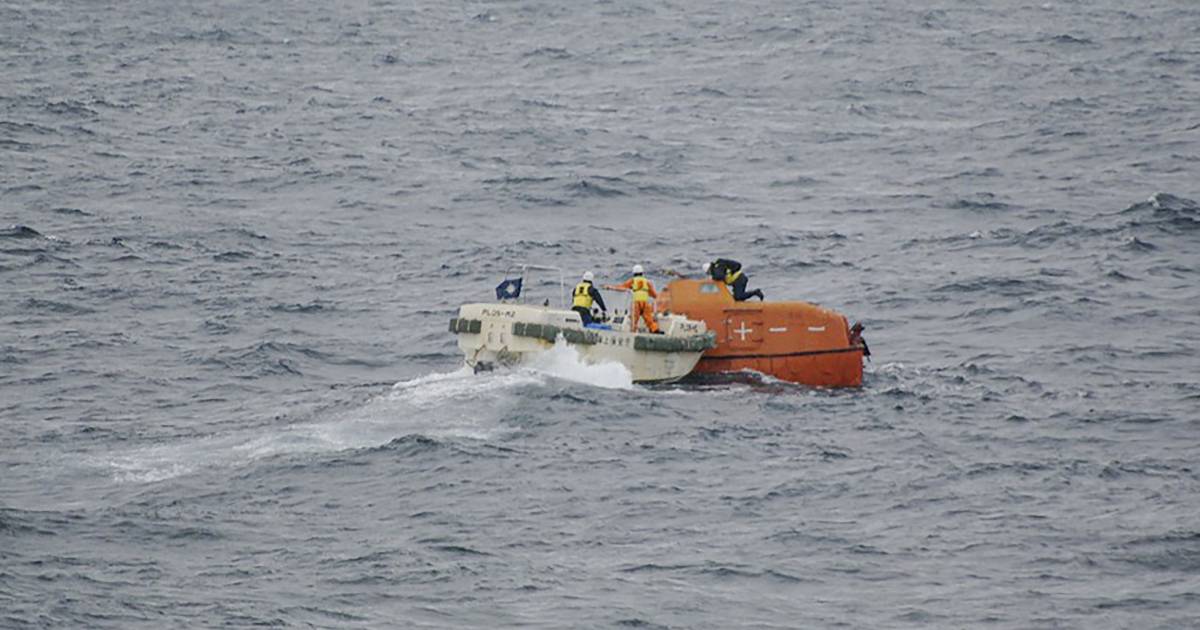 A cargo ship sank off the coast of Japan with several people on board missing  Abroad