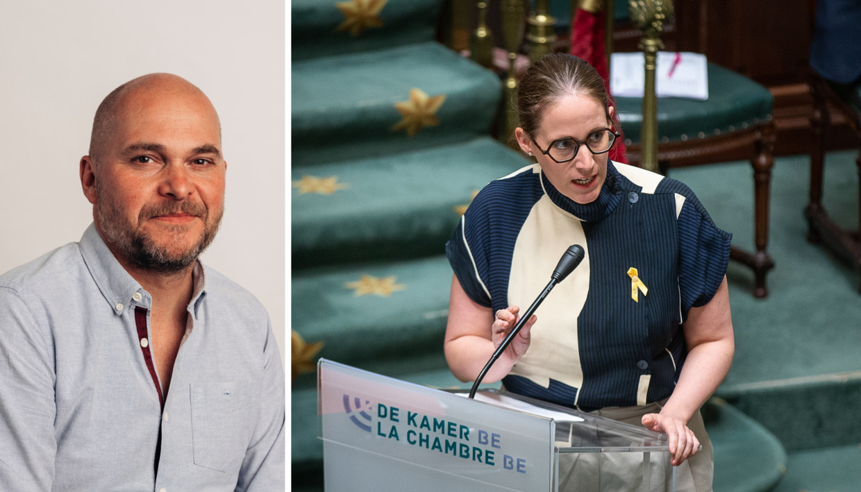 Staatssecretaris voor Asiel en Migratie Nicole de Moor (cd&v) verkoos de waarschuwingen over opvangtekort te negeren. Beeld Eva Beeusaert, Belga