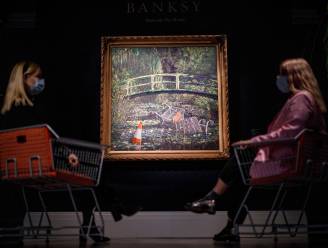 Monet-parodie van Banksy geveild voor meer dan 8 miljoen euro
