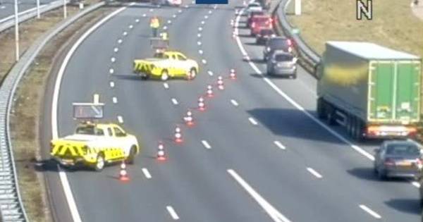 Rijstrook A50 weer vrij, maar verkeer heeft nog veel last van vertraging