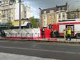 Zwaar ongeval met tram in Merksem.