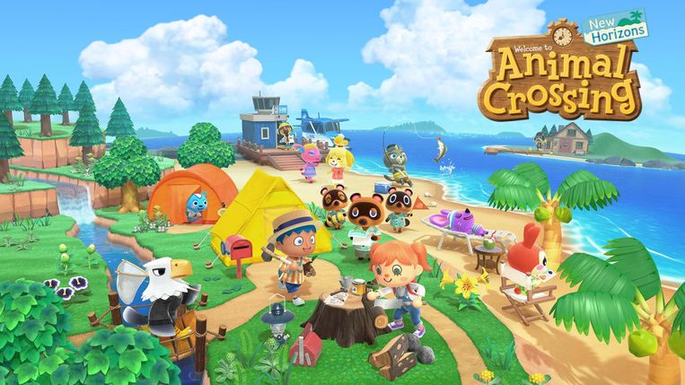 ‘Animal Crossing’ onttroont Mario. Beeld Nintendo