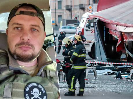 Beruchte Russische oorlogsblogger sterft bij ‘terroristische aanslag’ in café Sint-Petersburg