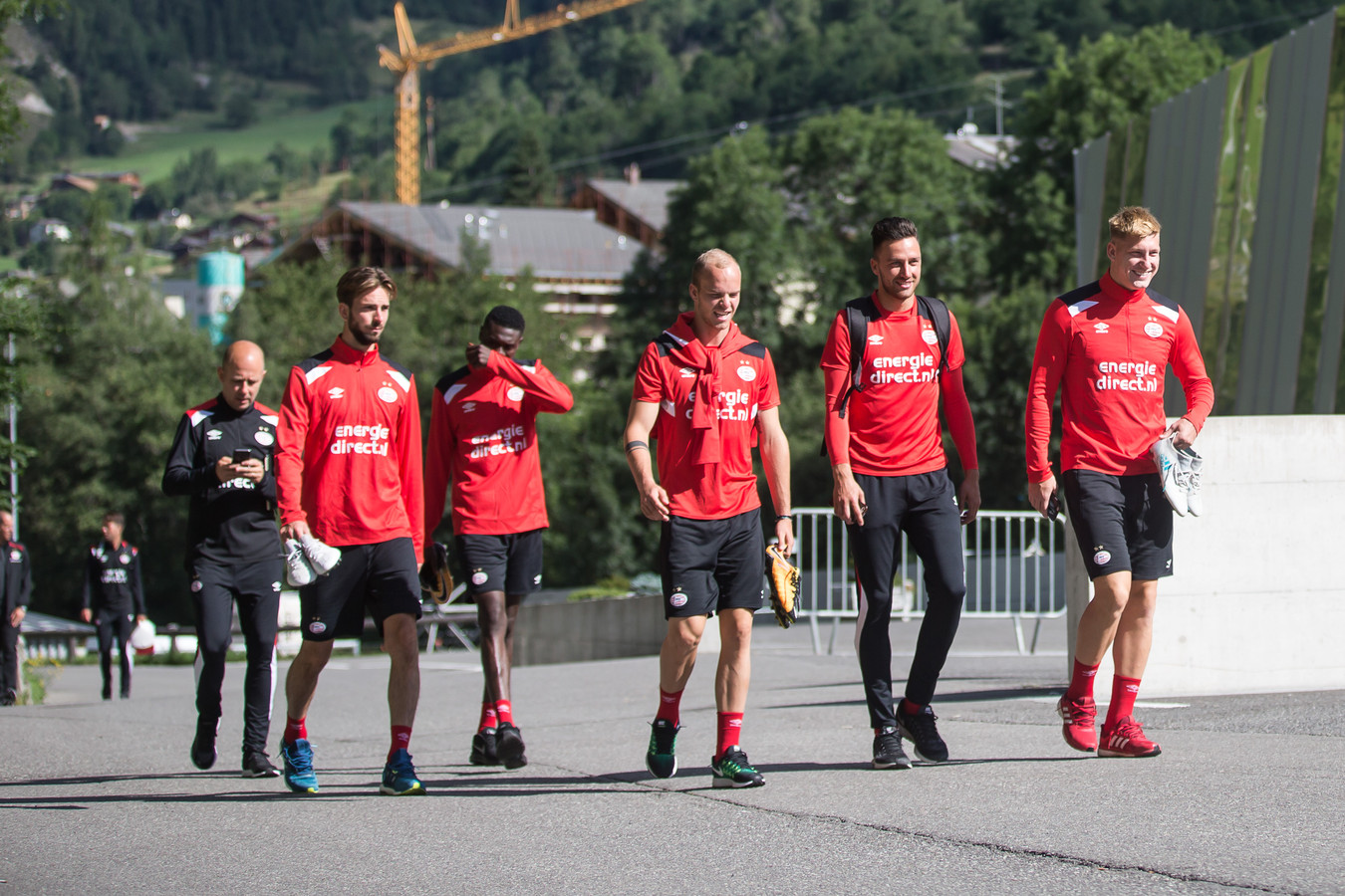 PSV traint momenteel in Zwitserland