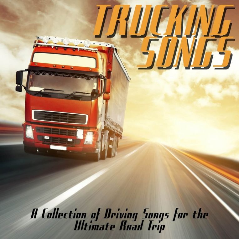 Een verzameling Amerikaanse trucking songs. Beeld 