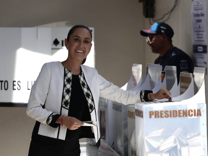 Eerste peilingen wijzen op winst Sheinbaum in Mexicaanse presidentsverkiezingen