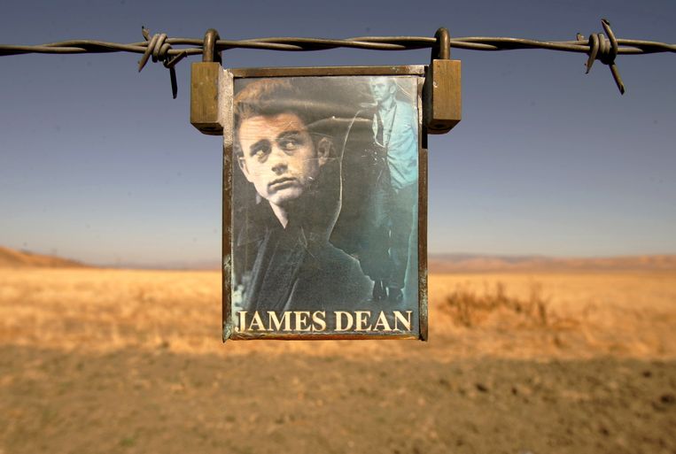 Met archieffoto’s en videobeelden wordt James Dean digitaal gereconstrueerd en zijn ‘avatar’ wordt in scènes met echte medespelers ingevoegd. Beeld REUTERS