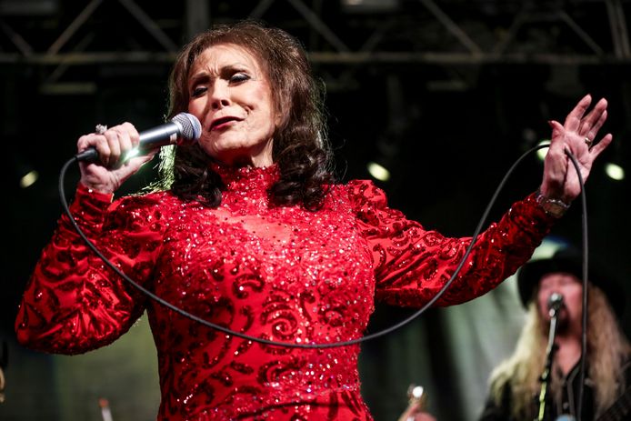 Loretta Lynn  tijdens optreden in 2016.