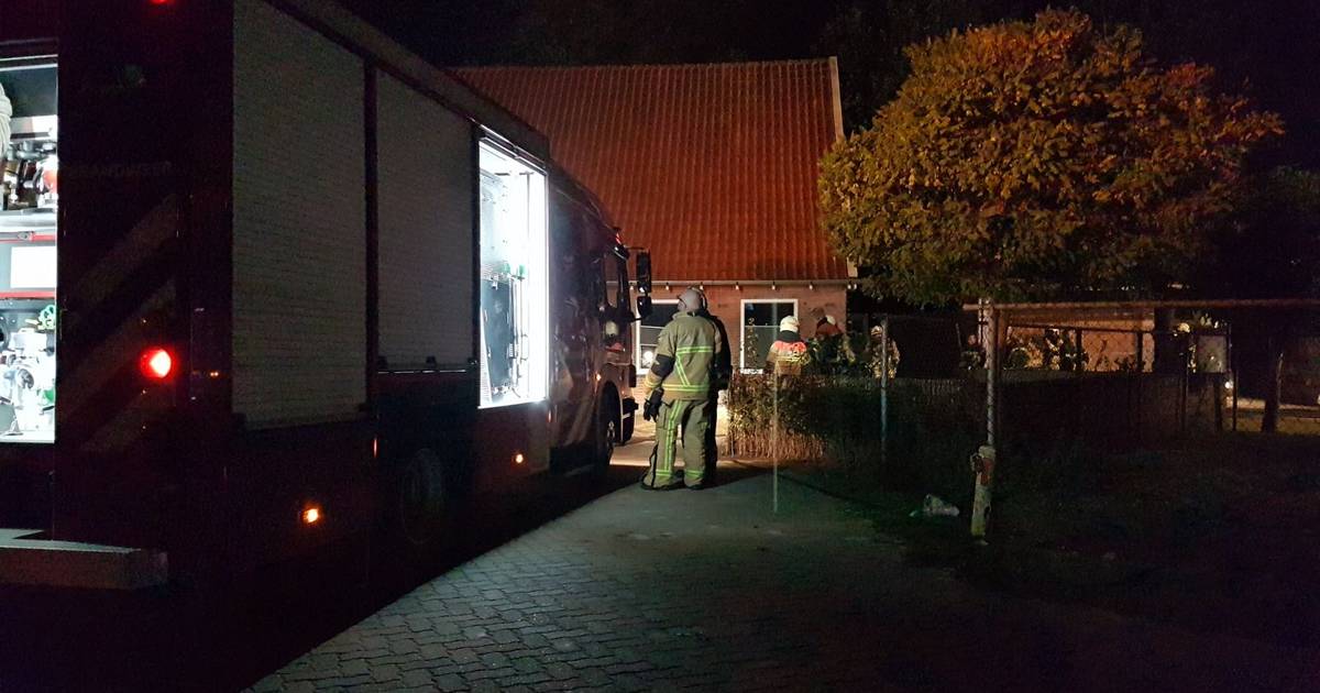 Brand in boerderij in Saasveld