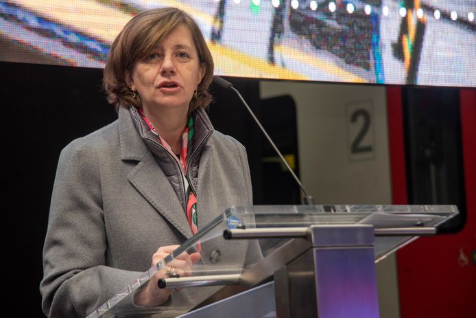 CEO van de NMBS, Sophie Dutordoir.