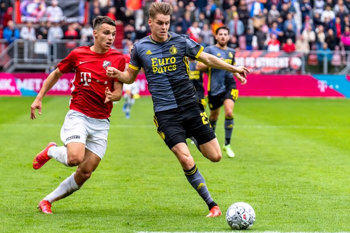 Ramon Hendriks in actie tegen FC Utrecht in augustus vorig jaar.