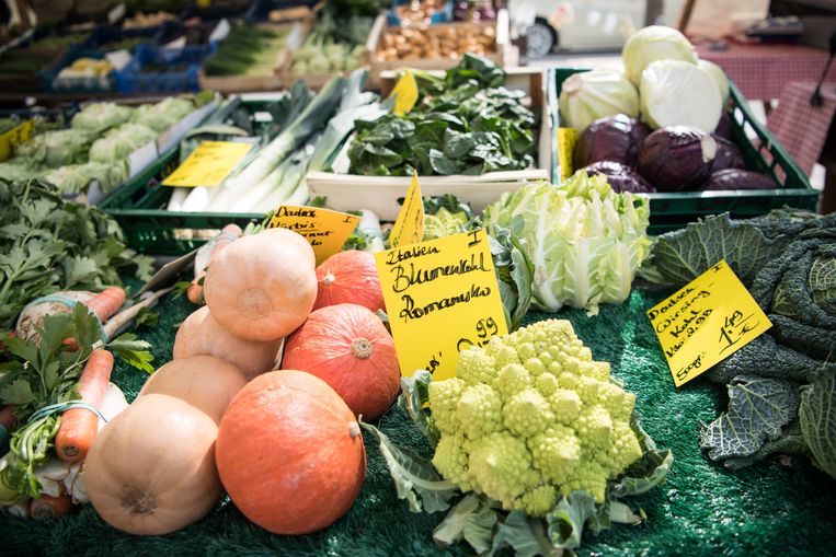 I prezzi stanno aumentando anche nel mercato di Berlino.  Il governo sta valutando la riduzione dell'imposta sul valore aggiunto su frutta, verdura e legumi.  Immagine Getty Images