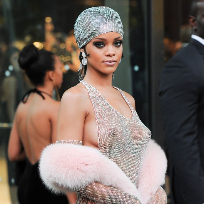 Rihanna tijdens de CFDA Fashion Awards in 2014.