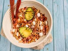 Wat Eten We Vandaag: Pastasalade met parmaham en gegrilde avocado