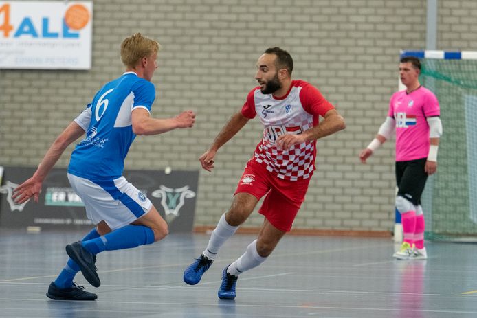 Een moment uit het duel van vrijdagavond.