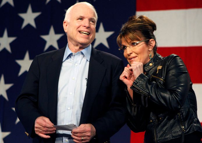 John McCain en Sarah Palin.