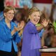 Clinton en senator Warren voor het eerst samen op campagne
