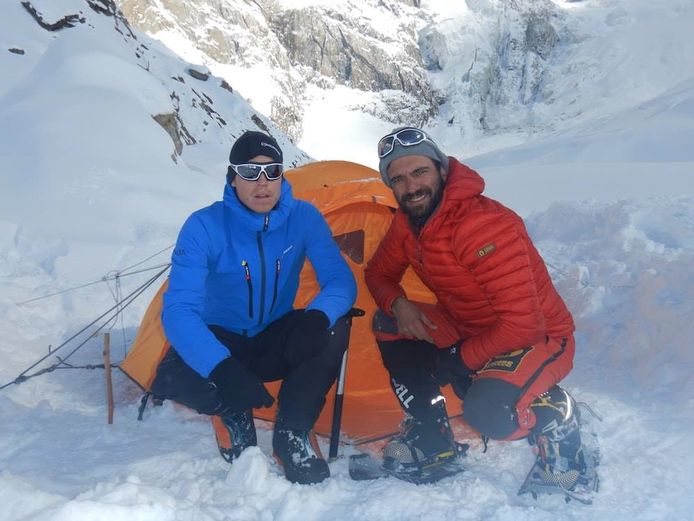 Tom Ballard en Daniele Nardi. Het duo probeerde in de Himalaya de beruchte Nanga Parbat te beklimmen. Die berg staat ook bekend als de 'Killer Mountain' door de vele dramatisch verlopen expedities.