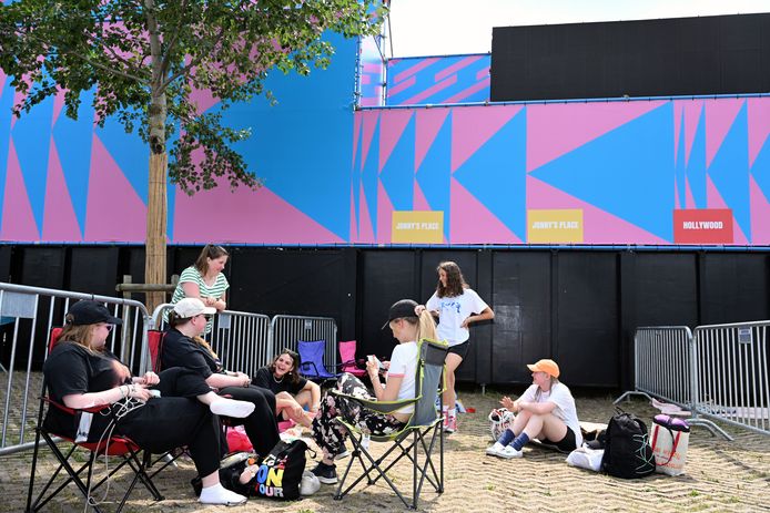 First fan of Harry Styles in Werchter.