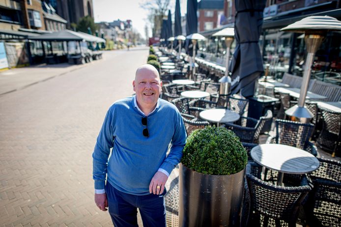 Horecavoorzitter Berto Mulder wil een verruiming van de terrassen na corona.