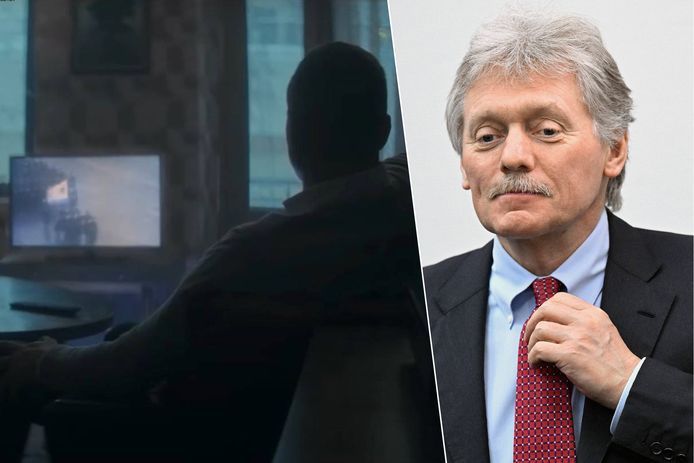 Kremlinwoordvoerder Dmitri Peskov (rechts) is niet onder de indruk van de video waarmee de CIA Russische spionnen wil rekruteren.